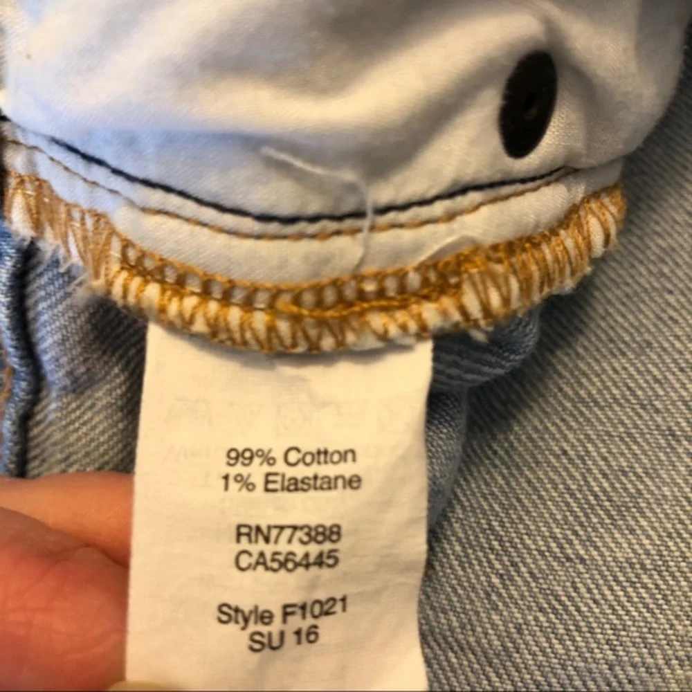 J Crew Factory Skinny Light Wash Denim Jeans 33" - Picture 7 of 7